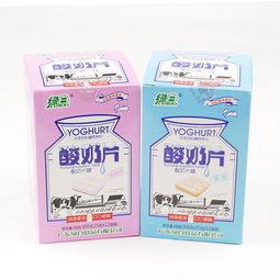 绿白酸奶片 一口奶香，童趣健康的零食之选